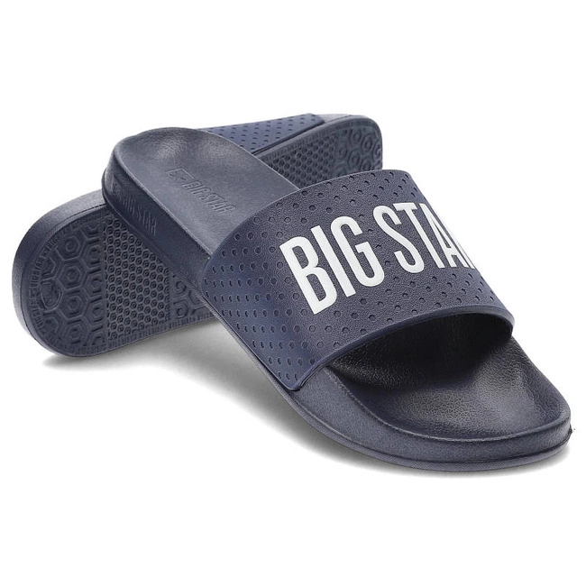 Šľapky Big Star - MM174321 Granat