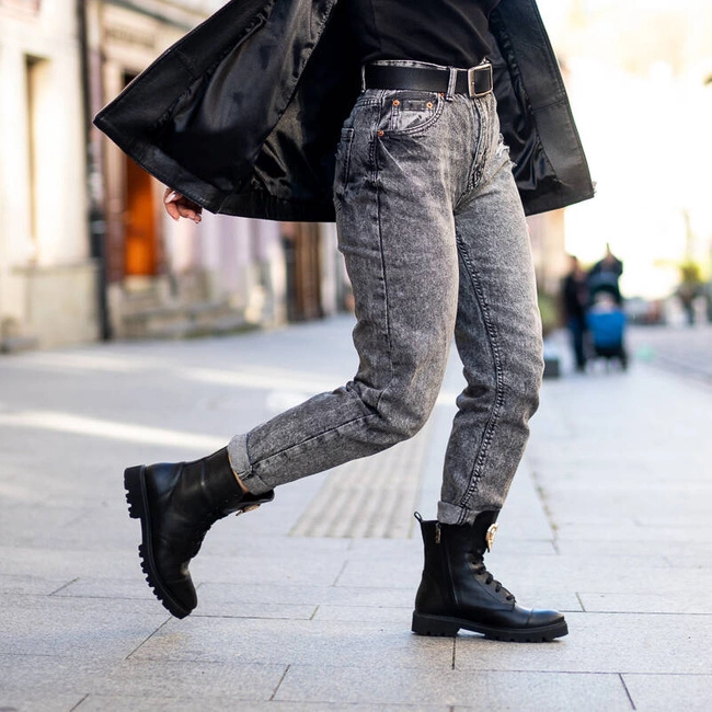 Členkové Topánky Armodo - 02113 Czarny