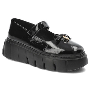 Poltopánky Karino - 5308/090-P Czarny/Naplak