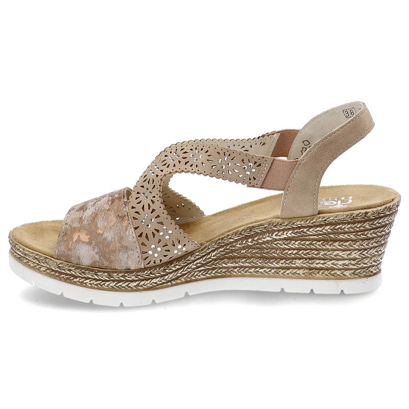 Sandále Rieker - 61916-31 Rose