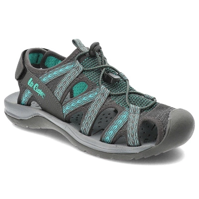 Sandále Lee Cooper - LCW-24-03-2306L Grey/Mint