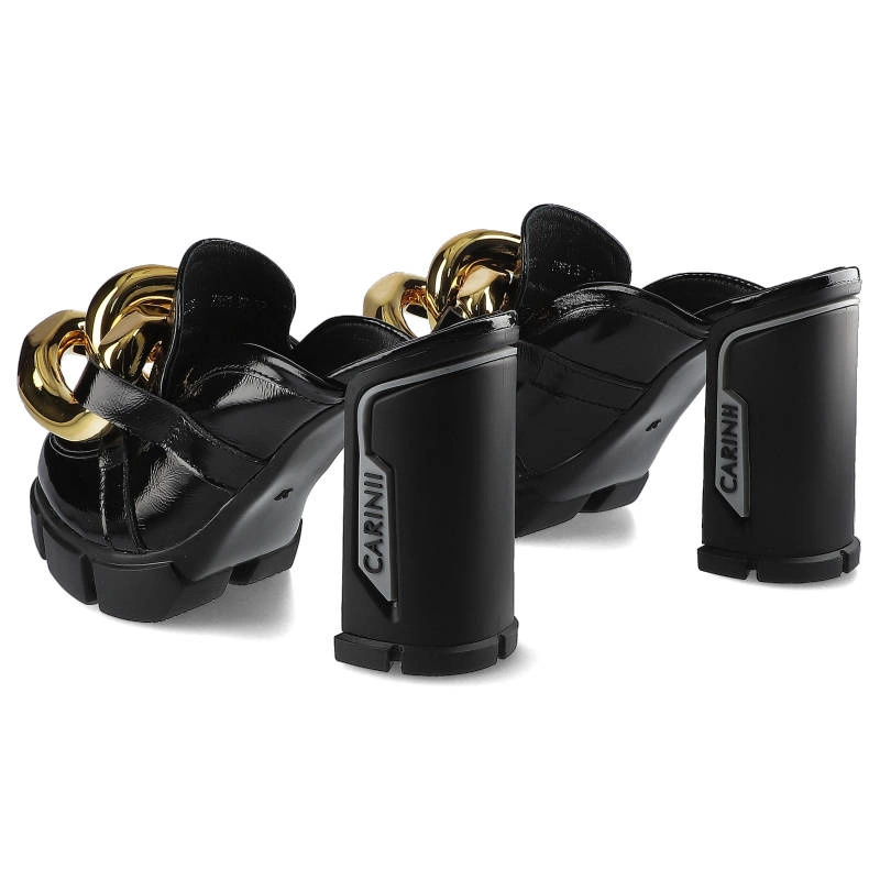 Šľapky Carinii - B7351_-070-000-000-E36 Czarny