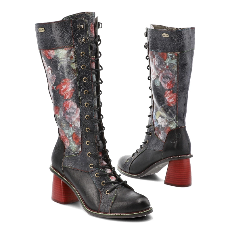 Čižmy LAURA VITA - Evcao 50 SL68259-50 Noir