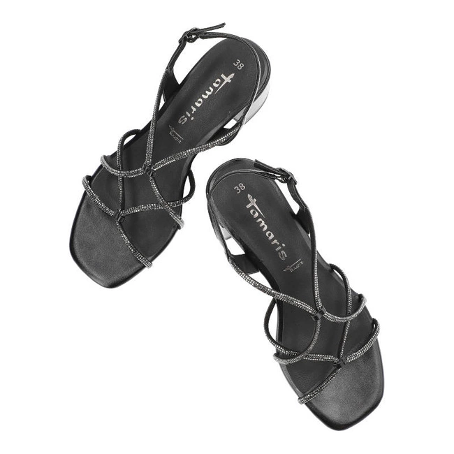 Sandále Tamaris - 1-28236-20 012 Black Metallic
