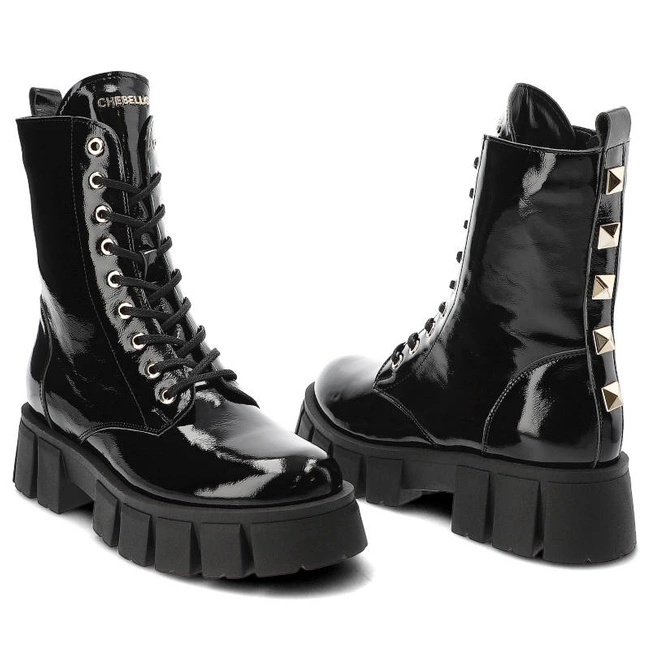 Členkové Topánky Chebello - 3043_-240-000-MIC-S217 Czarny