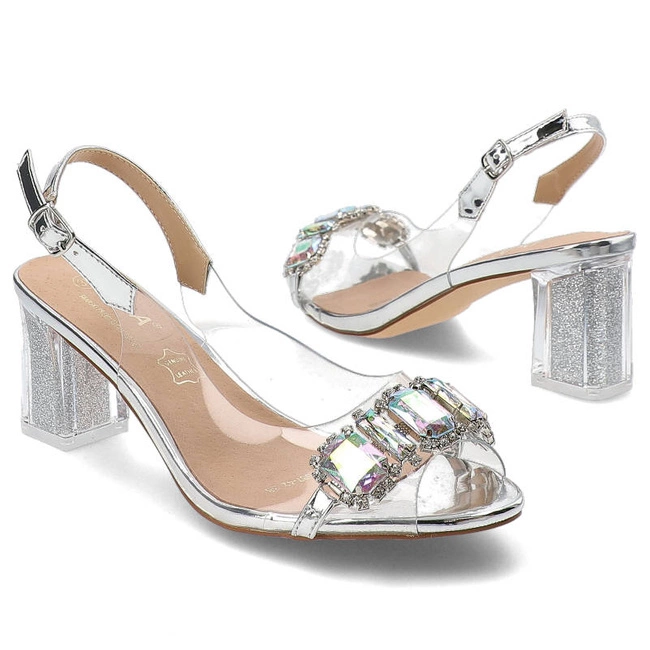 Sandále S.Barski - MR1037-42 Silver