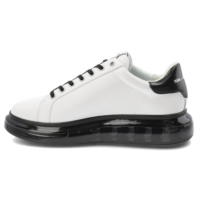 Tenisky KARL LAGERFELD - KL52630N 010 White Lthr w/Black