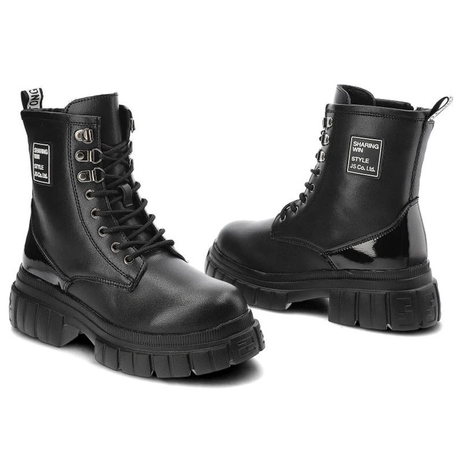 Členkové Topánky Filippo - DBT4154/22 BK Czarny