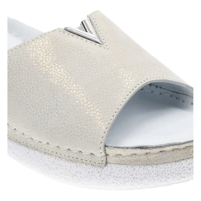 Šľapky Pollonus - 5-1617-006 Crust Biały W9+F.13