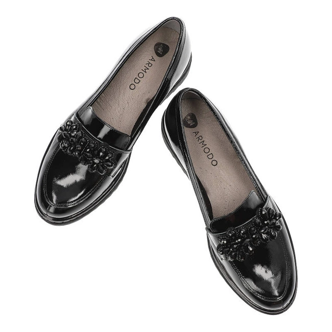 Poltopánky Armodo - 923 Czarny Naplak
