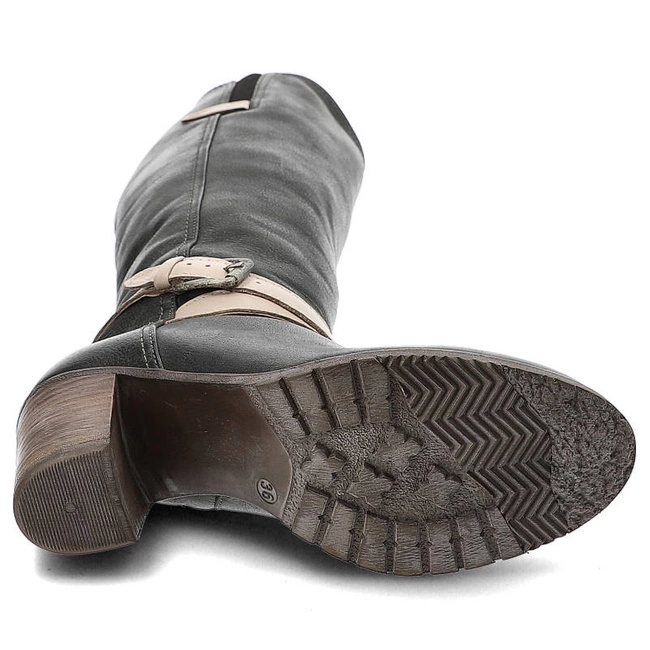 Čižmy Szydłowski - 1160 Grafit/Beż