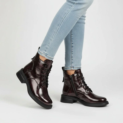 Členkové Topánky S.BARSKI - LZ52-954 Burgund