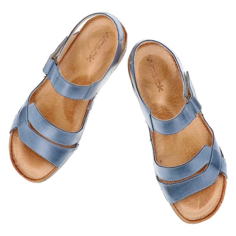 Sandále WASAK - 0757 Jeans