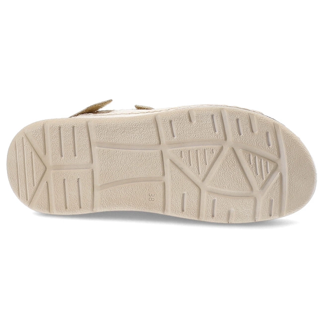 Sandále WASAK - 0765 Złoty Groszek