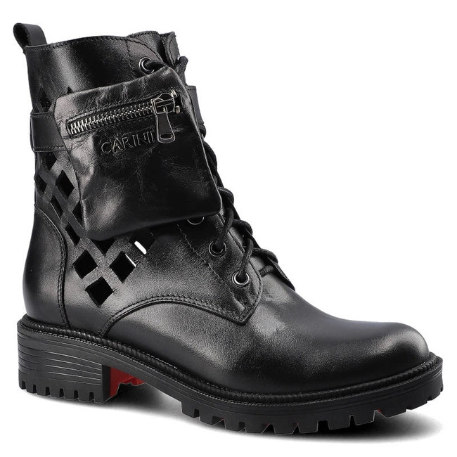 Členkové Topánky Carinii - B5755_-E50-000-000-E18 Czarny