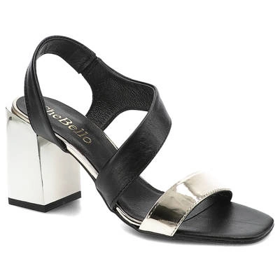 Sandále Chebello - 2880_-064-160-PSK-S183 Złoto/Czarny