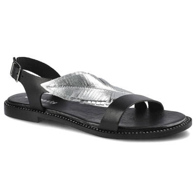 Sandále Dwunasty Shoes - 900/2 Czarny+Srebro