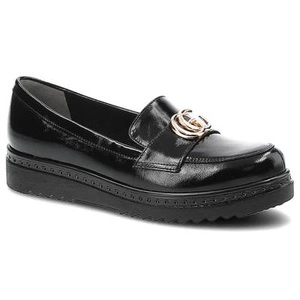 Poltopánky Dwunasty Shoes - 920 Czarny Naplak