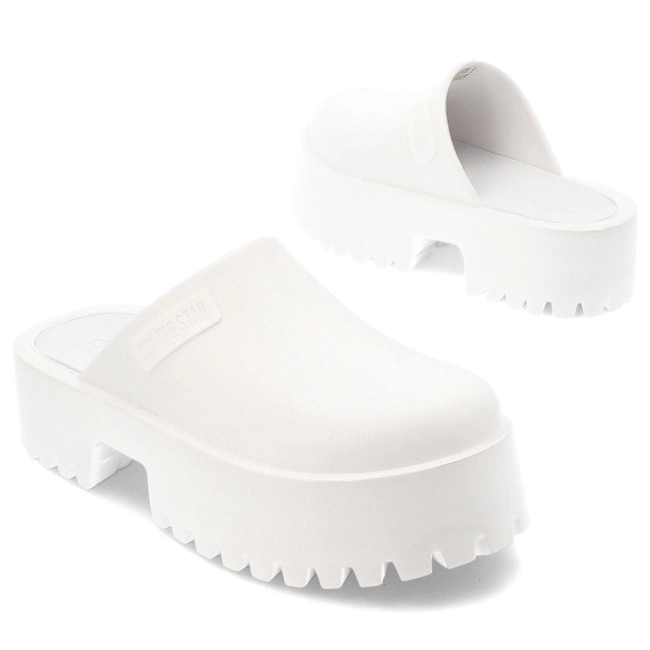 Šľapky BIG STAR - NN274015 Biały