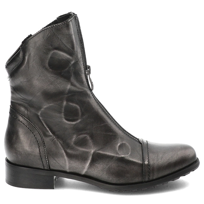 Členkové Topánky Armodo - 7096A Czarny/Srebrny