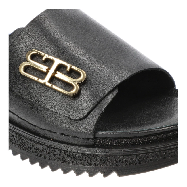 Šľapky Armodo - 50101 Bf.Czarny+Zł.