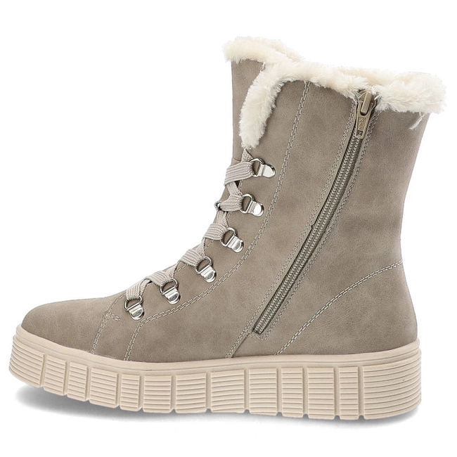 Členkové Topánky Rieker - W1070-40 Grey