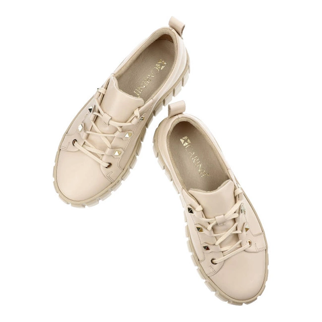Tenisky Carinii - B8796_-R53-000-000-E68 Beż