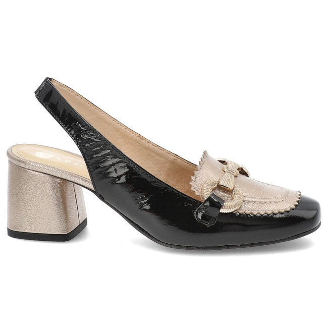 Sandále ARMODO - 1374 Czarny Złoty 272/1814