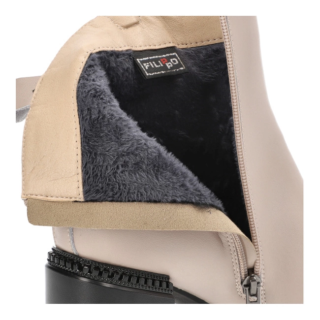Členkové Topánky Filippo - DBT6641/24 BE Beżowy