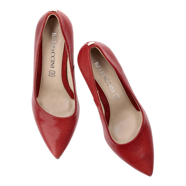 Lodičky Baldaccini - 596000-1 Carola Czerwony