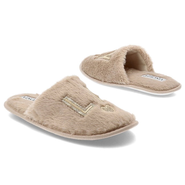 Papuče VINCEZA - 19958 BE Beżowy