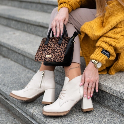 Členkové Topánky Armodo - 1395 Beż Groch