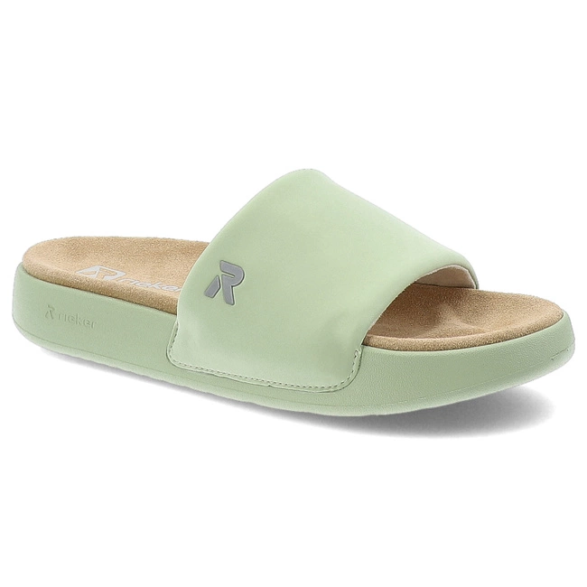 Šľapky RIEKER - W3250-52 Green