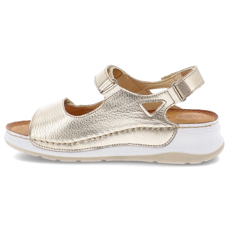 Sandále WASAK - 0765 Złoty Groszek