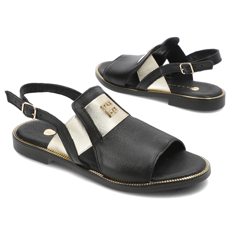 Sandále Armodo - 40385 V.Czarny+Zł.