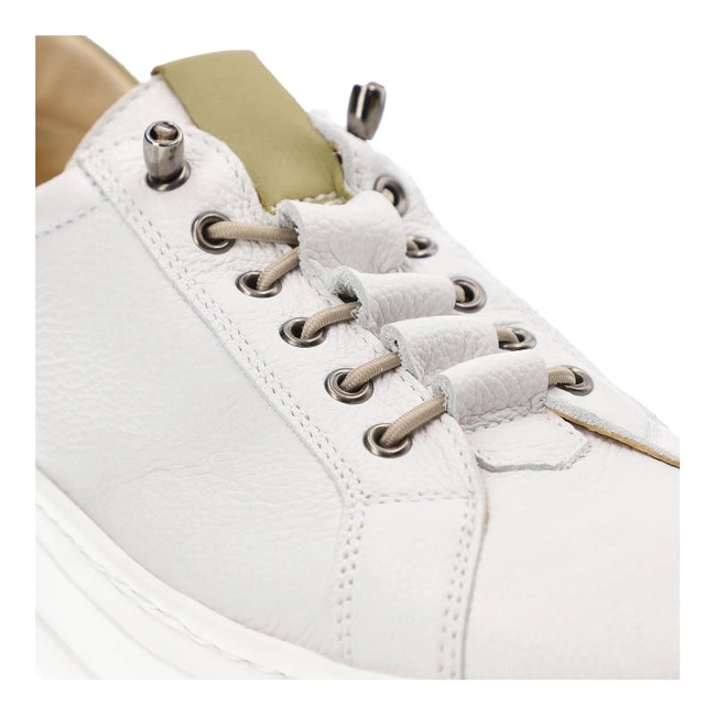 Tenisky Wasak - 0679 Biały Groszek+Pistacja