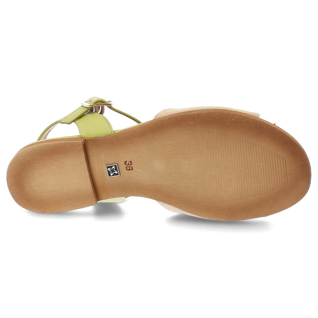 Sandále MACIEJKA - 06957-09/00-1 Zielony/Beż