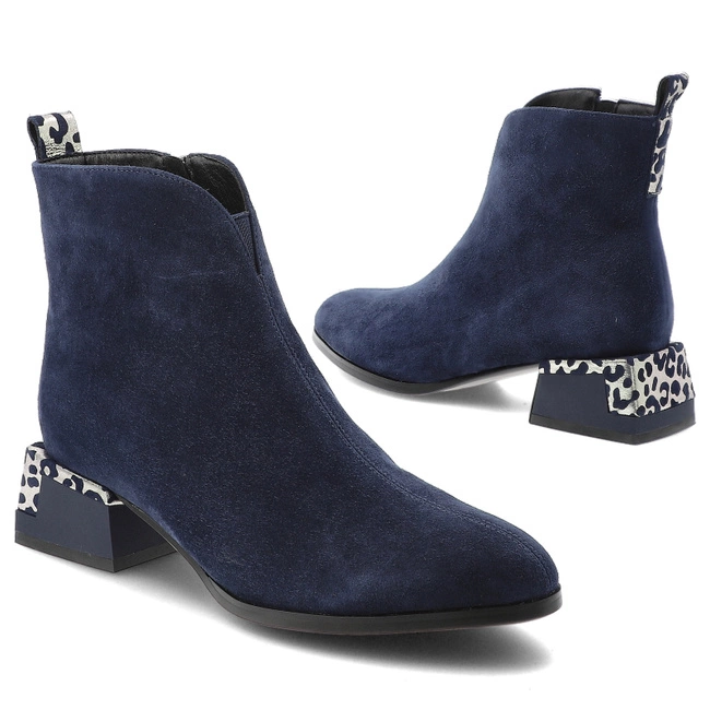 Členkové Topánky S.BARSKI - CR52-648 Navy