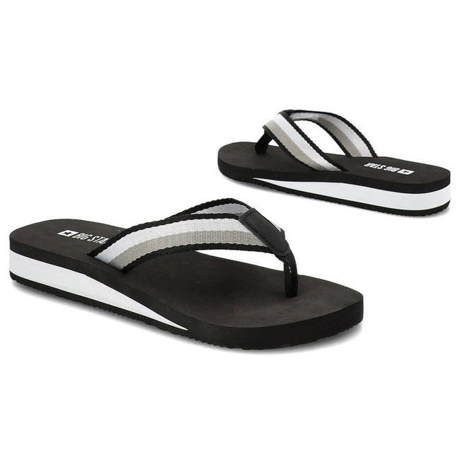 Šľapky Big Star - LL274781 Czarny