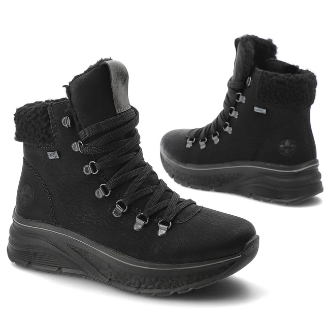 Členkové Topánky RIEKER - 48034-00 Black