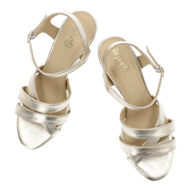 Sandále ESPIRITO by DAREX - S-573-1 Złoto Argento