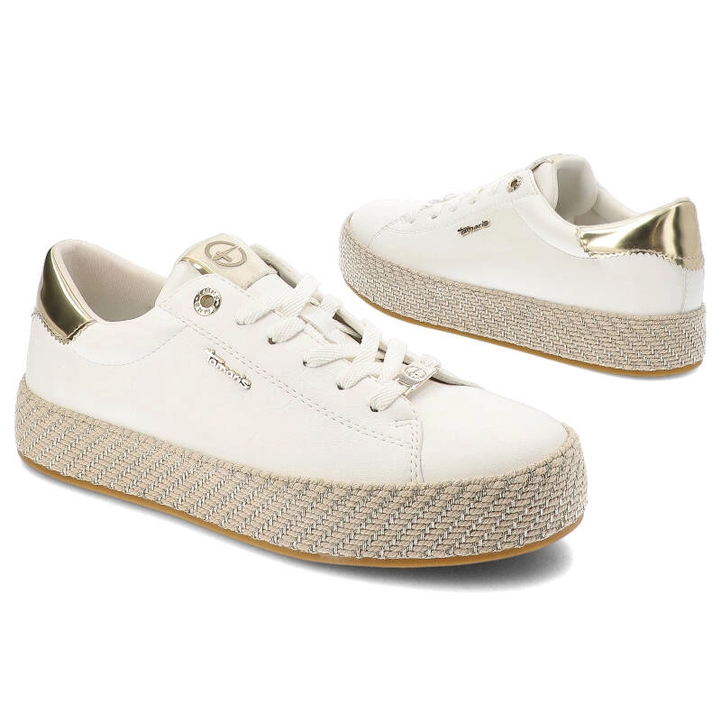 Espadrilky Tamaris - 1-23713-42 190 White/Gold