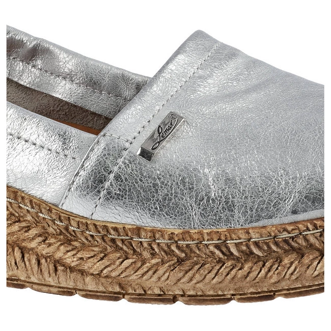 Espadrilky Lemar - 10125 Kryształ Srebro