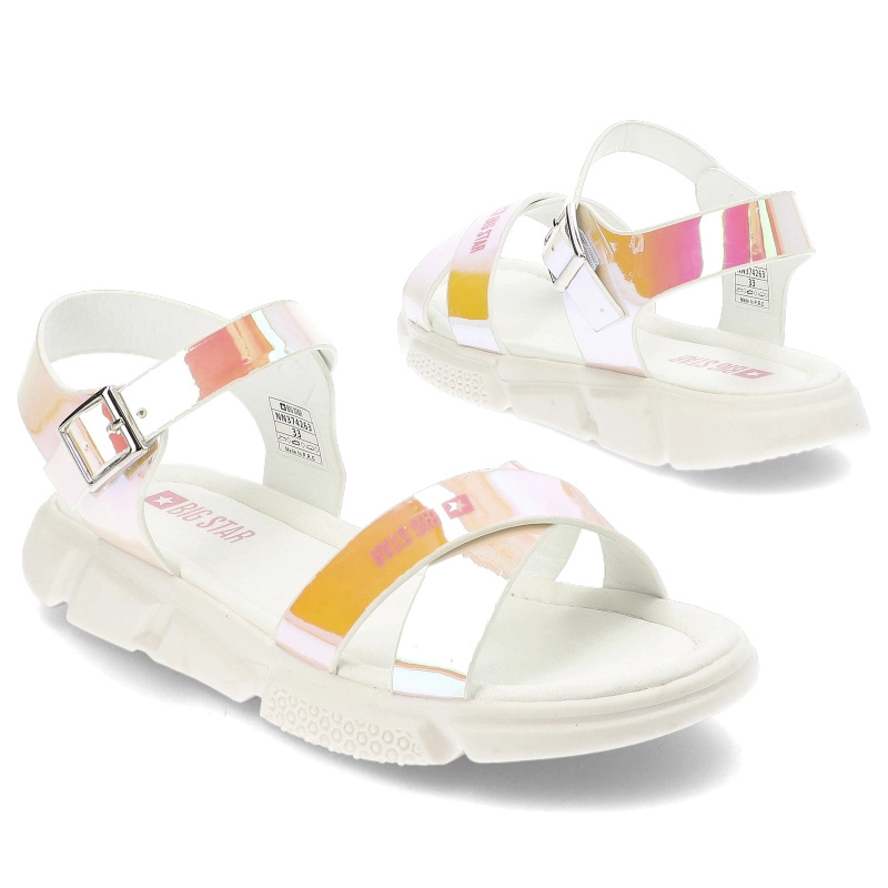 Sandále Big Star - NN374263 Biały