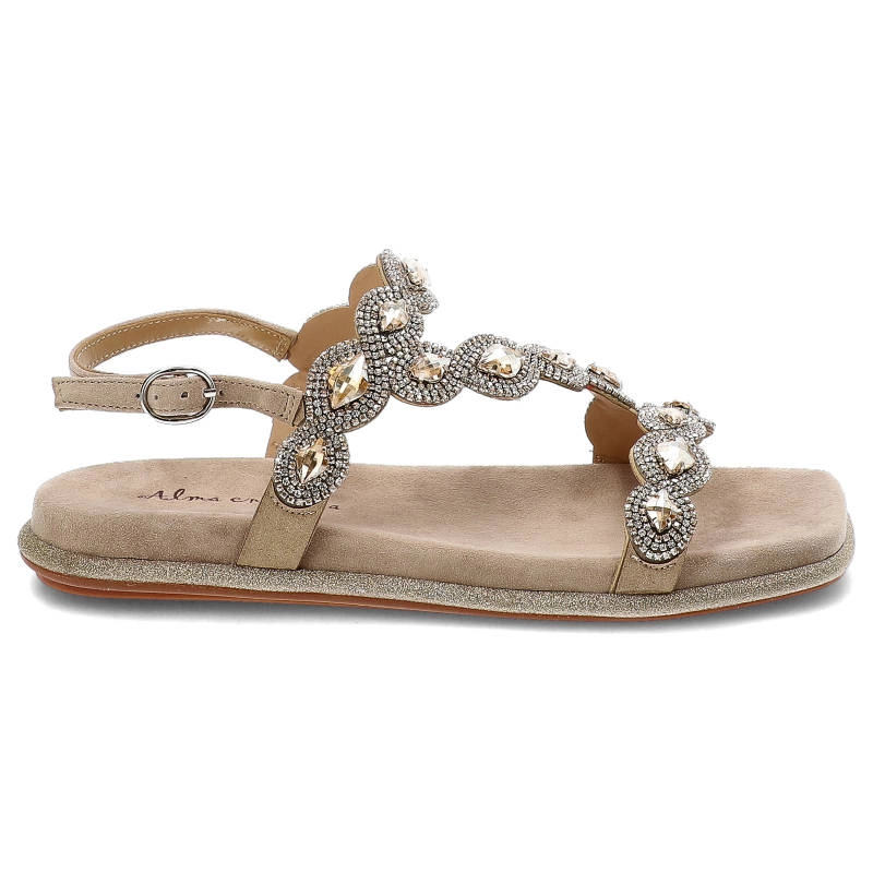 Sandále Alma en Pena - V23381 Suede Vison