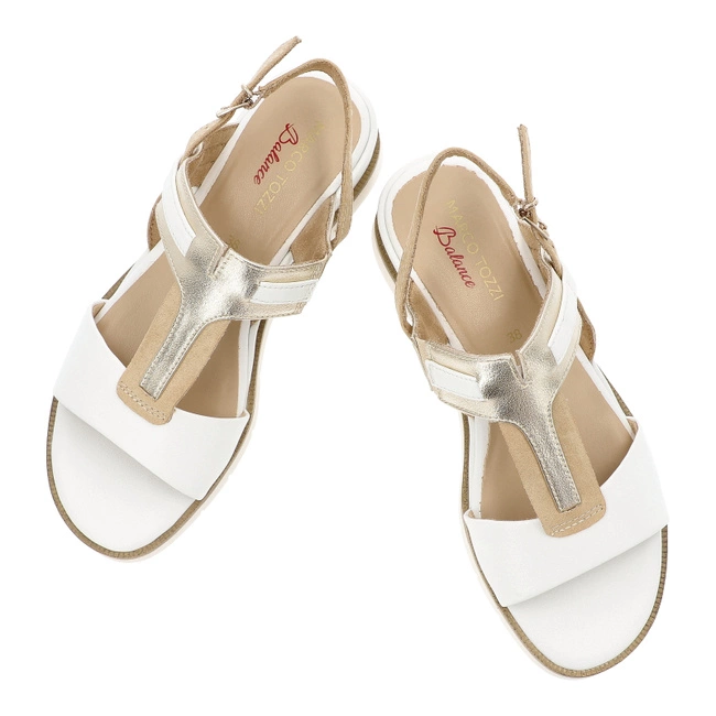 Sandále MARCO TOZZI - 2-28711-44 197 White Comb
