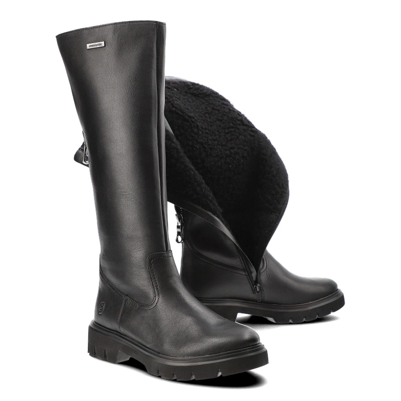 Čižmy Remonte - D1W73-00 Black