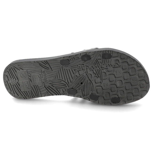 Šľapky Ipanema - 26727 Puffer Tiras Fem AQ188 Black/Orange