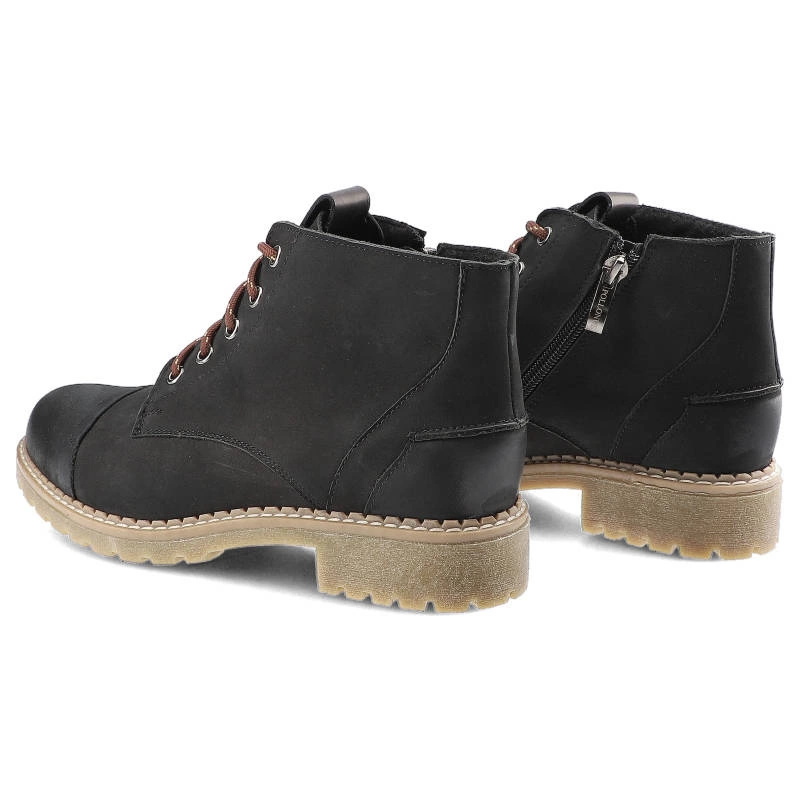 Členkové Topánky Pollonus - 5-1123-003 Czarny Samuel/Czarny