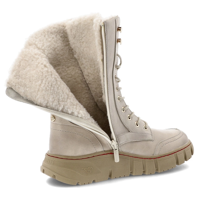 Členkové Topánky Mustang - 1499-605-243 Ivory